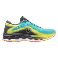 Mizuno Men's Wave Sky 7 Running Shoe - Jet Blue/White - Regular (D)