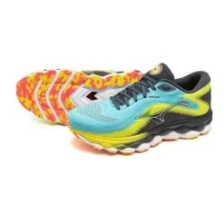 Mizuno Men's Wave Sky 7 Running Shoe - Jet Blue/White - Regular (D) -Fashion Shoes Shop 411411 JB00 11