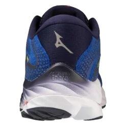 Mizuno Men's Wave Rider 27 Running Shoe - Surf The Web/White - Regular (D) -Fashion Shoes Shop 411415 5E00 05