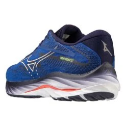 Mizuno Men's Wave Rider 27 Running Shoe - Surf The Web/White - Regular (D) -Fashion Shoes Shop 411415 5E00 08