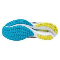 Mizuno Men's Wave Rider 27 Running Shoe - Pearl Blue/White - Regular (D) -Fashion Shoes Shop 411415 5F00 02