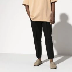 Birkenstock Boston Soft Footbed Taupe Suede- Regular/Wide -Fashion Shoes Shop 560771 f look m bost tau