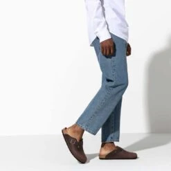 Birkenstock Boston Oiled Leather - Habana -Fashion Shoes Shop 860133 f look m