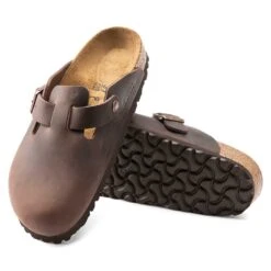 Birkenstock Boston Oiled Leather - Habana -Fashion Shoes Shop 860133 sole