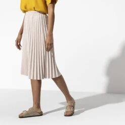 Birkenstock Arizona Soft Footbed Taupe Suede Leather Sandal - Taupe- Regular/Wide -Fashion Shoes Shop 951303 f look f