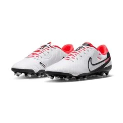 Nike Tiempo Legend 10 Academy MG Soccer Cleat - White/Black-Bright Crimson- Regular (D) -Fashion Shoes Shop AURORA DV4337 100 PHCFH001 2000