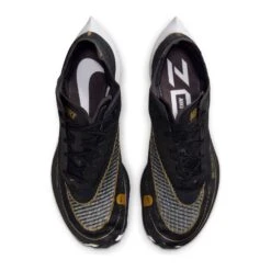 Nike Men's ZoomX Vaporfly Next % 2 Racing Shoe - Black/White/Metallic Gold Coin - Regular (D) -Fashion Shoes Shop CU4111 001 PHCTH001 1500