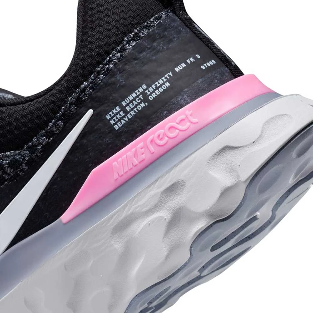 Nike Men's React Infinity 3 Running Shoe - Black/Football Grey/Ashen Slate- Regular (D) 9 Nike Men's React Infinity 3 Running Shoe - Black/Football Grey/Ashen Slate- Regular (D) - Image 9