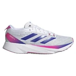 ADIDAS Men's ADIZERO SL Running Shoe - Ftwr White/Lucid Blue/Lucid Fuchsia - Regular (D)
