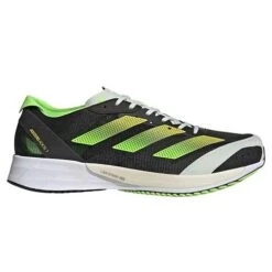ADIDAS Men's AdiZERO Adios 7 Running Shoe - Core Black/Beam Yellow - Regular (D)