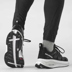 Salomon Men's Glide Max Running Shoe- Lunar Rock/Black/Tanager Turquoise- Regular (D) -Fashion Shoes Shop L41764300 4e494aa7168472bdada643c1f0e87bbd