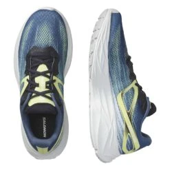 Salomon Men's Aero Blaze Running Shoe- Blue Ashes/Sunny Lime/Dark Sapphire- Regular (D) -Fashion Shoes Shop L47049200 dafc6c9e86cf31665164e4ac8c3cde01