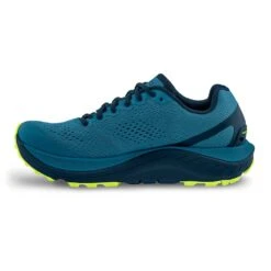 Topo Athletic Men's Ultraventure 3 Trail Shoe- Blue/Lime- Regular (D) -Fashion Shoes Shop M060.Blue Lime 05