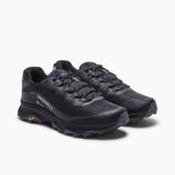 Merrell Men's Moab Speed GoreTEX Hiking Shoe - Black/Asphalt - Regular (D) 9 Merrell Men's Moab Speed GoreTEX Hiking Shoe - Black/Asphalt - Regular (D) -Fashion Shoes Shop MRLM J067083 021621 S21 004