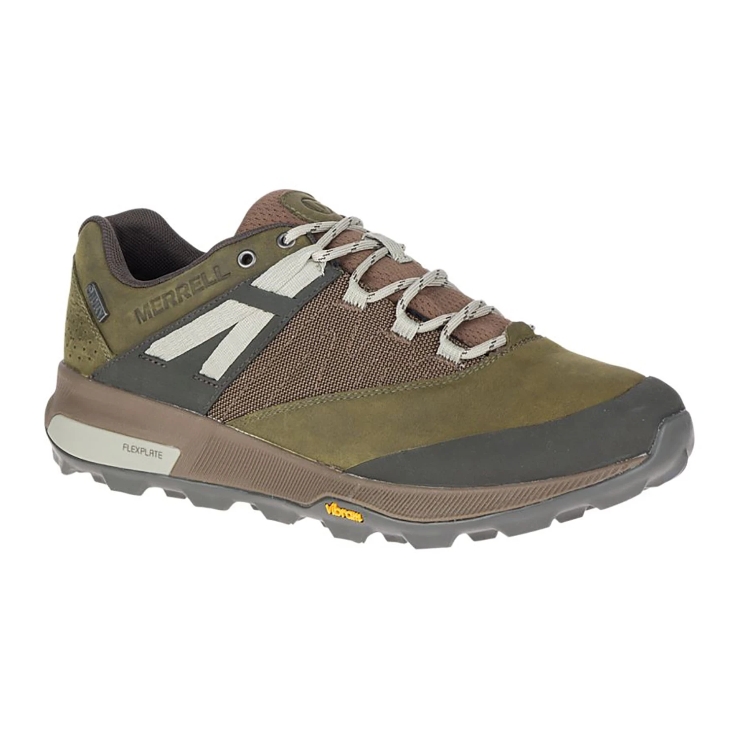 Merrell Men's Zion Waterproof Trail Shoe - Dark Olive - Regular (D) 1 Merrell Men's Zion Waterproof Trail Shoe - Dark Olive - Regular (D)