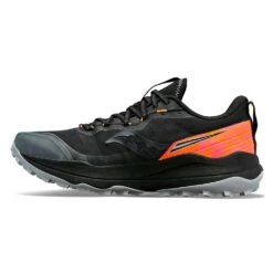 Saucony Men's Xodus Ultra 2 Trail Running Shoe - Black/ViZiOrange - Regular (D) -Fashion Shoes Shop S10843 05 2