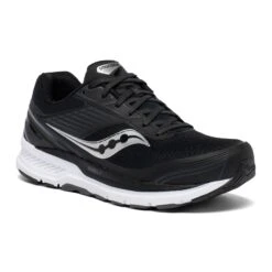 Saucony Men's Echelon 8 Running Shoe - Black/White - Regular (D) -Fashion Shoes Shop S20574 40 5
