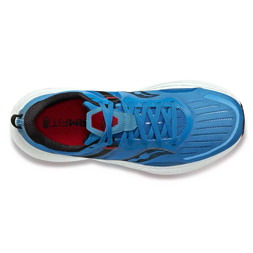 Saucony Men's Tempus Running Shoe- Hydro/Poppy - Regular (D) 4 Saucony Men's Tempus Running Shoe- Hydro/Poppy - Regular (D) - Image 4