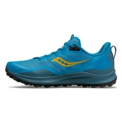 Saucony Men's Peregrine 12 Trail Running Shoe - Ocean/Blk - Regular (D) -Fashion Shoes Shop S20737 32 2