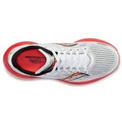Saucony Men's Endorphin Speed 3 Running Shoe- White/Black/Vizi- Regular (D) -Fashion Shoes Shop S20756 85 3