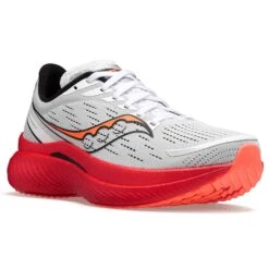 Saucony Men's Endorphin Speed 3 Running Shoe- White/Black/Vizi- Regular (D) -Fashion Shoes Shop S20756 85 5