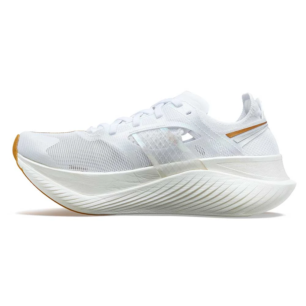 Saucony Men's Endorphin Elite Running Shoe - White/Gold- Regular (D) 3 Saucony Men's Endorphin Elite Running Shoe - White/Gold- Regular (D) - Image 3