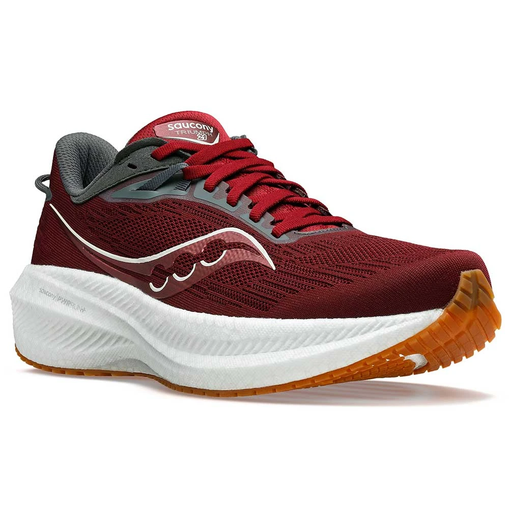 Saucony Men's Triumph 21 Running Shoe - Sundown/Linen - Regular (D) 2 Saucony Men's Triumph 21 Running Shoe - Sundown/Linen - Regular (D) - Image 2