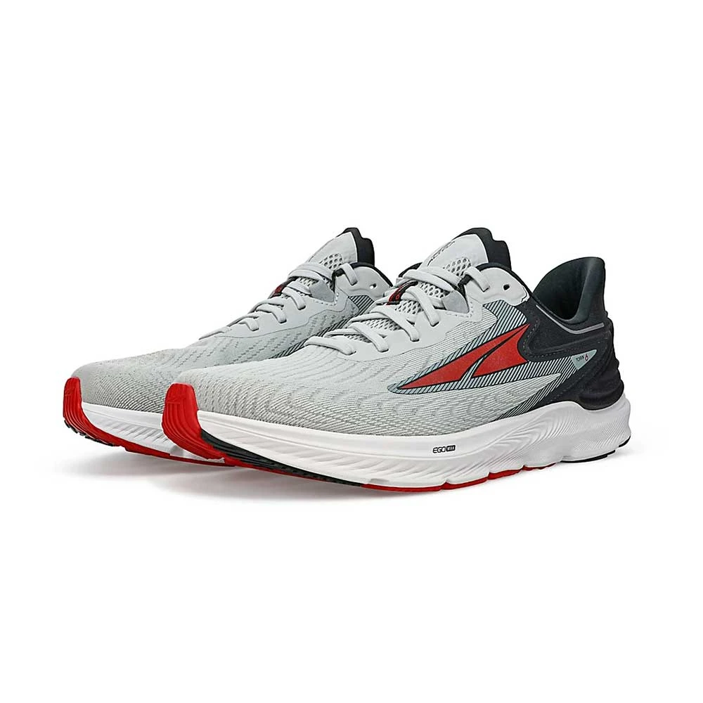 Altra Men's Torin 6 Running Shoe- Gray/Red - Regular (D) 2 Altra Men's Torin 6 Running Shoe- Gray/Red - Regular (D) - Image 2