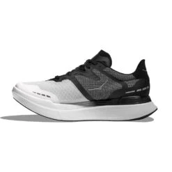 Hoka Unisex Transport X Running Shoe - Black/White- Regular (D) -Fashion Shoes Shop hoka transport x 7